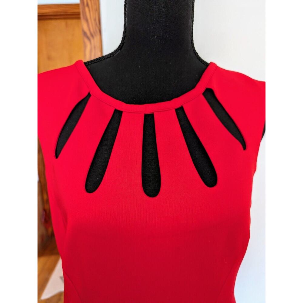 Betsey Johnson Red Midi Dress - Picture 2 of 10